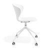 silla de reuniones blanco wendy con ruedas plastico 3