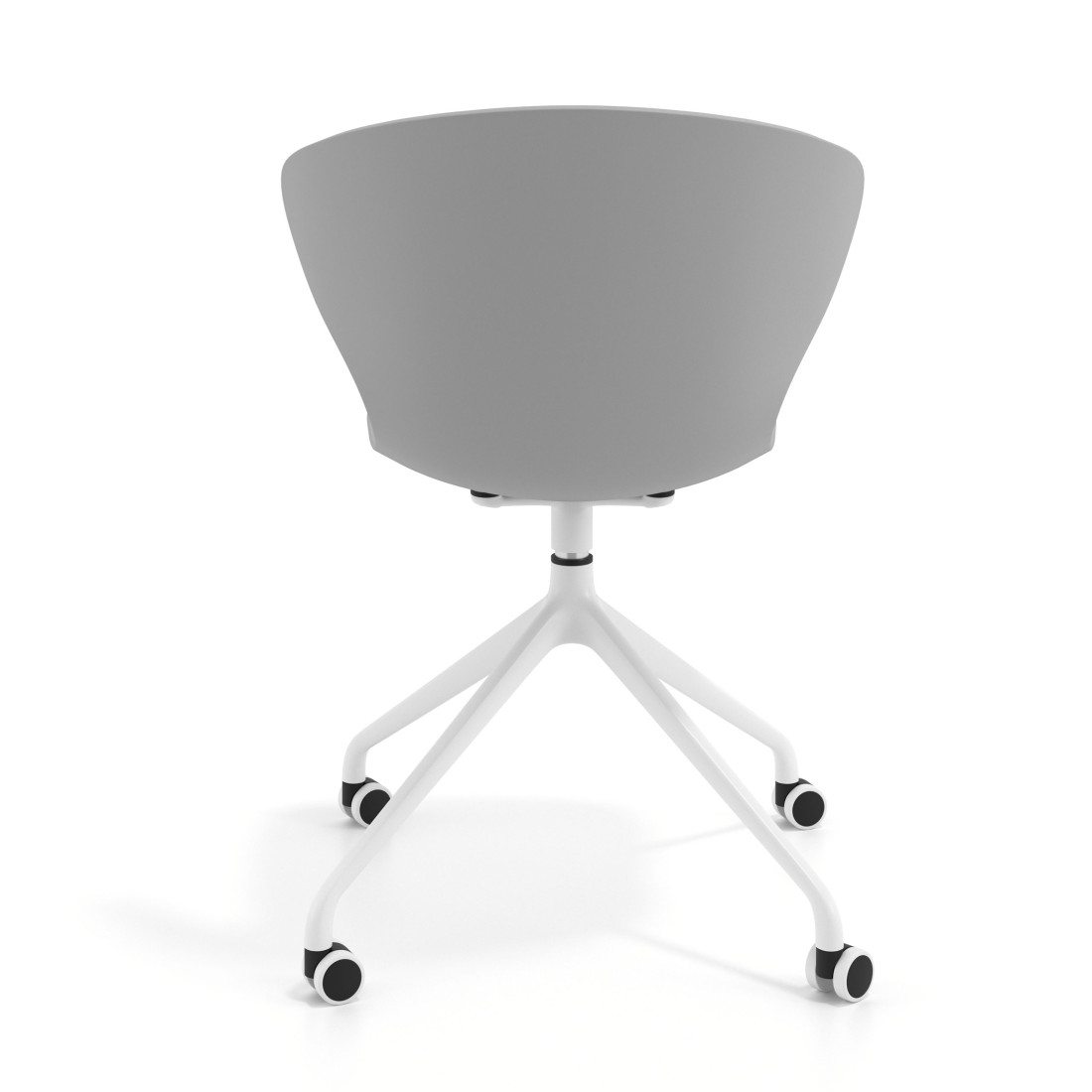 silla de reuniones gris wendy con ruedas plastico 6