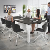 silla de reuniones negro wendy con ruedas plastico 2