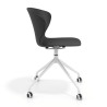 silla de reuniones negro wendy con ruedas plastico 3