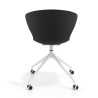 silla de reuniones negro wendy con ruedas plastico 4