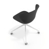 silla de reuniones negro wendy con ruedas plastico 7