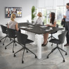 silla de reuniones negro wendy con ruedas plastico 2