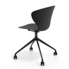 silla de reuniones negro wendy con ruedas plastico 5