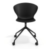 silla de reuniones negro wendy con ruedas plastico 6