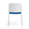silla confidente azul lotus sin brazos tapizada tela 4