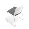 silla confidente gris lotus sin brazos tapizada tela 7