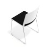 silla confidente negro lotus sin brazos tapizada tela 7