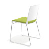 silla confidente verde lotus sin brazos tapizada tela 5