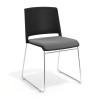 silla confidente gris lotus sin brazos tapizada tela 1