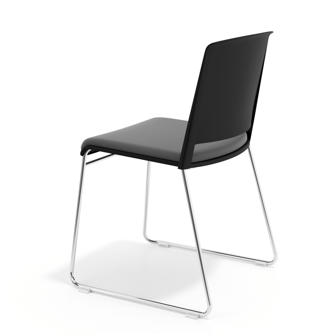 silla confidente gris lotus sin brazos tapizada tela 5