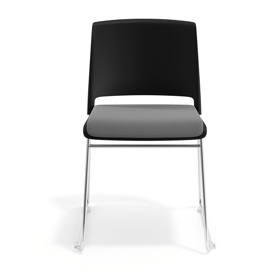 silla confidente gris lotus sin brazos tapizada tela 6
