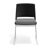 silla confidente gris lotus sin brazos tapizada tela 6