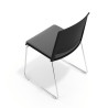 silla confidente gris lotus sin brazos tapizada tela 7