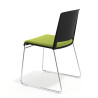 silla confidente verde lotus sin brazos tapizada tela 5