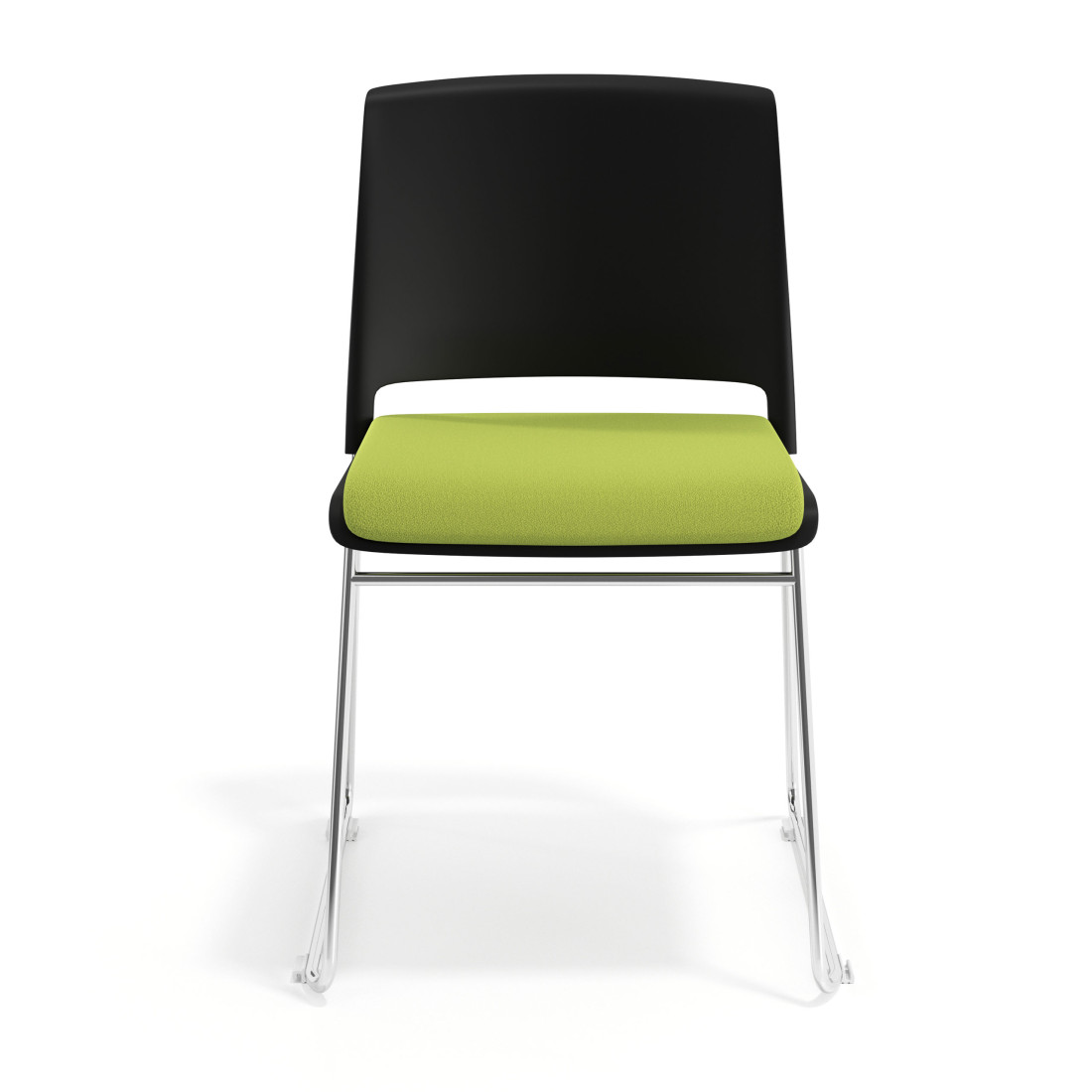 silla confidente verde lotus sin brazos tapizada tela 6