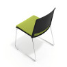 silla confidente verde lotus sin brazos tapizada tela 7