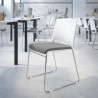 silla confidente gris lotus sin brazos tapizada tela 2