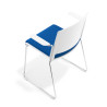 silla confidente azul lotus con brazos tapizada tela 7