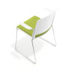 silla confidente verde lotus con brazos tapizada tela 7