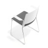 silla confidente gris lotus con brazos tapizada tela 7