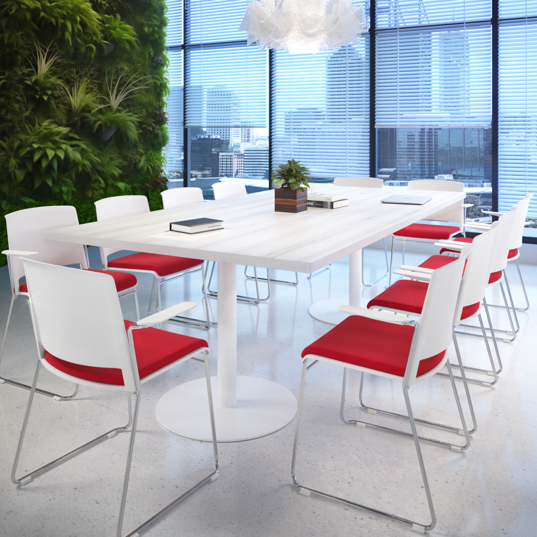 silla confidente rojo lotus con brazos tapizada tela 2