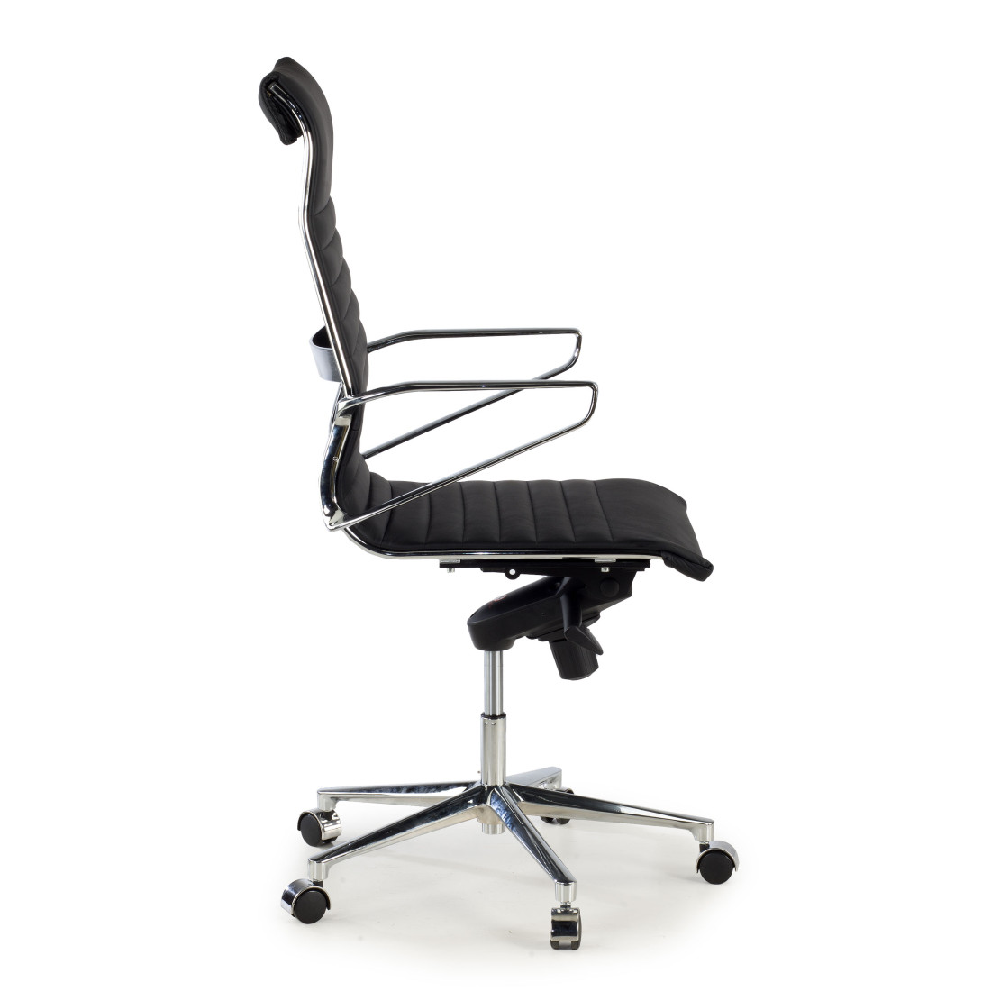 silla ejecutiva negro forli respaldo alto piel natura piel natural 4