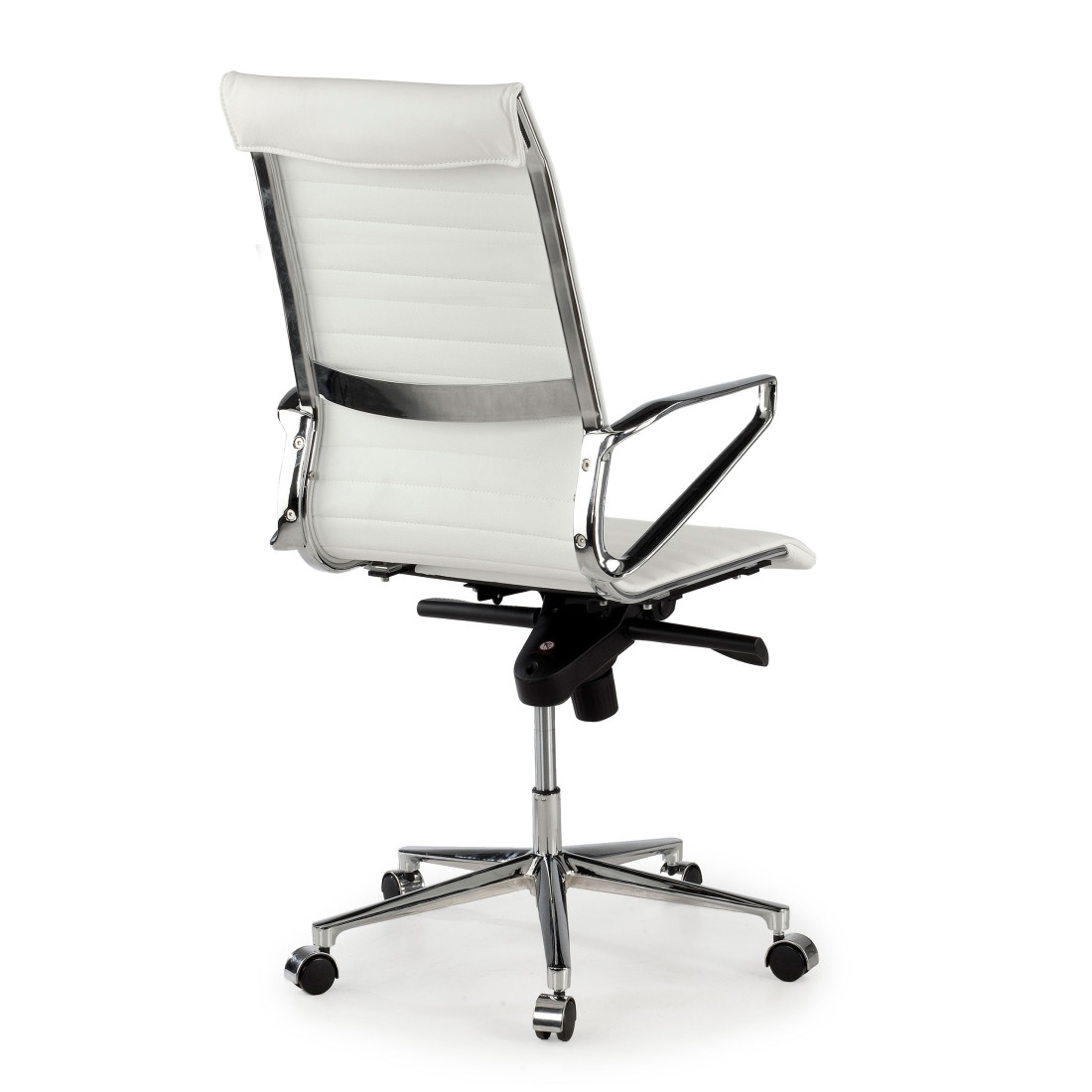 silla ejecutiva blanco forli respaldo alto piel natura piel natural 6