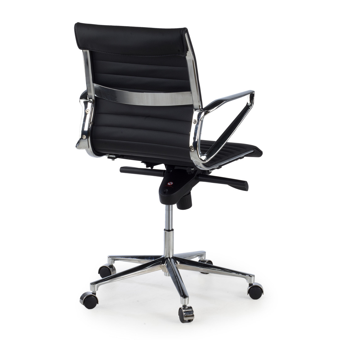silla ejecutiva negro forli respaldo bajo piel natura piel natural 8