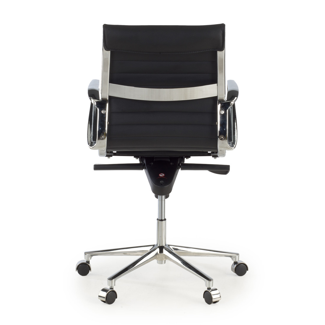silla ejecutiva negro forli respaldo bajo piel natura piel natural 9