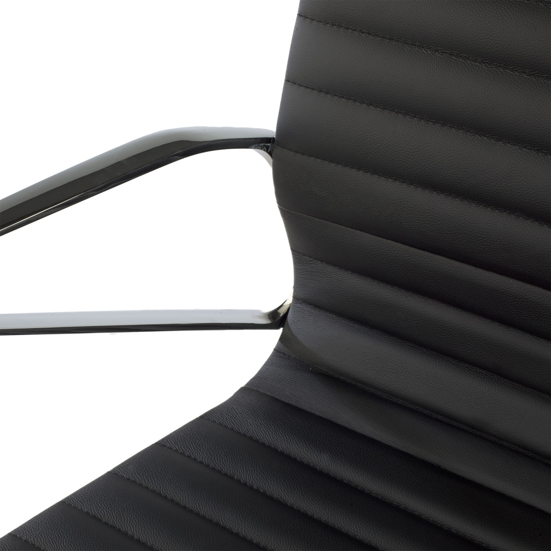 silla ejecutiva negro forli respaldo bajo piel natura piel natural 5