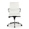 silla ejecutiva blanco forli respaldo bajo piel natura piel natural 3