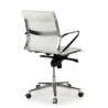 silla ejecutiva blanco forli respaldo bajo piel natura piel natural 4
