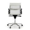 silla ejecutiva blanco forli respaldo bajo piel natura piel natural 6