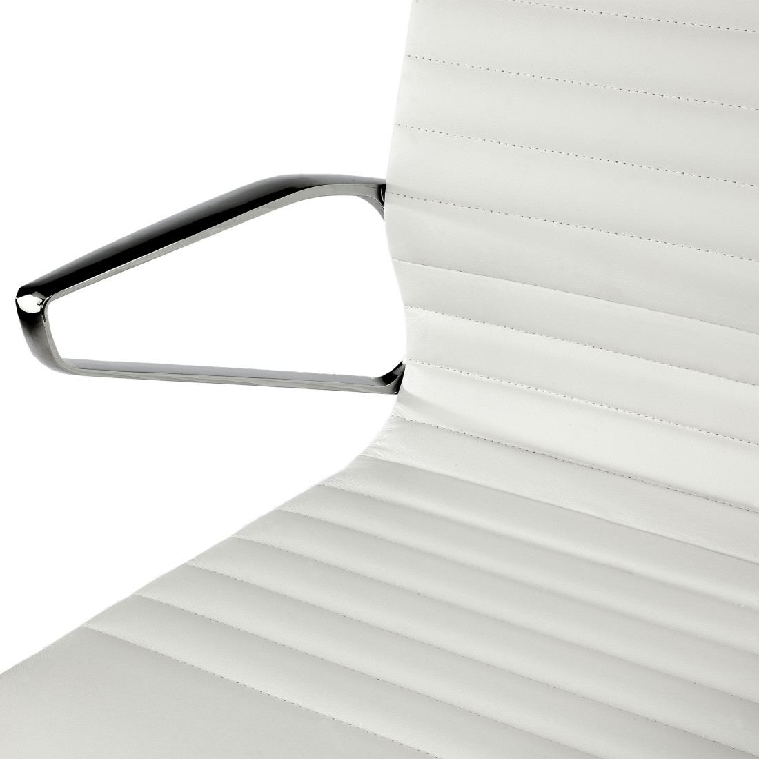 silla ejecutiva blanco forli respaldo bajo piel natura piel natural 8