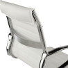 silla ejecutiva blanco forli respaldo bajo piel natura piel natural 5