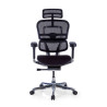 silla ergonomica negro ergohuman elite estructura negra asiento tapizado tela 3
