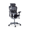 silla ergonomica negro ergohuman elite estructura negra asiento tapizado tela 8