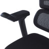 silla ergonomica negro ergohuman elite estructura negra asiento tapizado tela 5