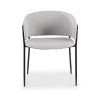 silla confidente gris sophie tela 3