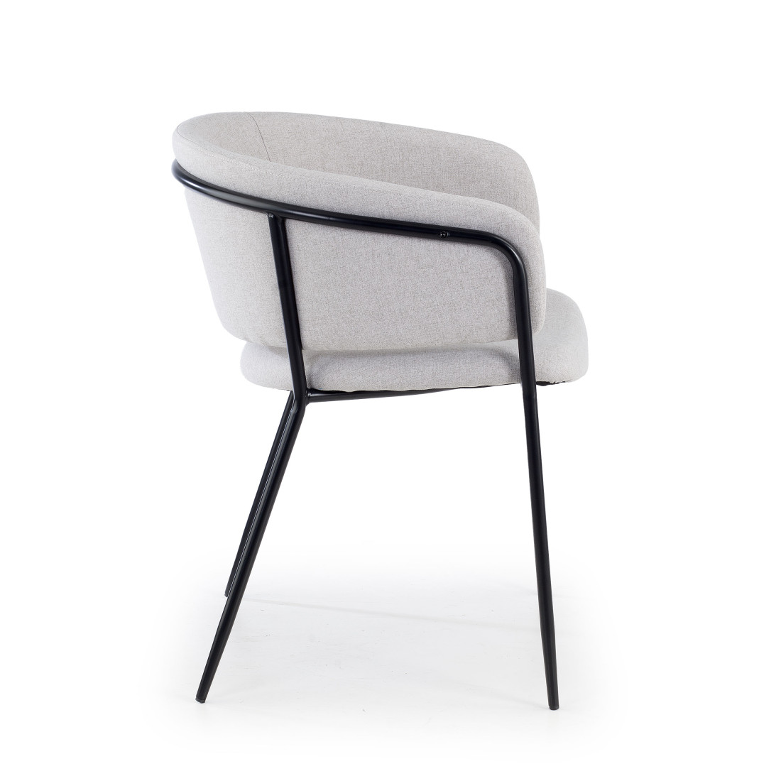 silla confidente gris sophie tela 4