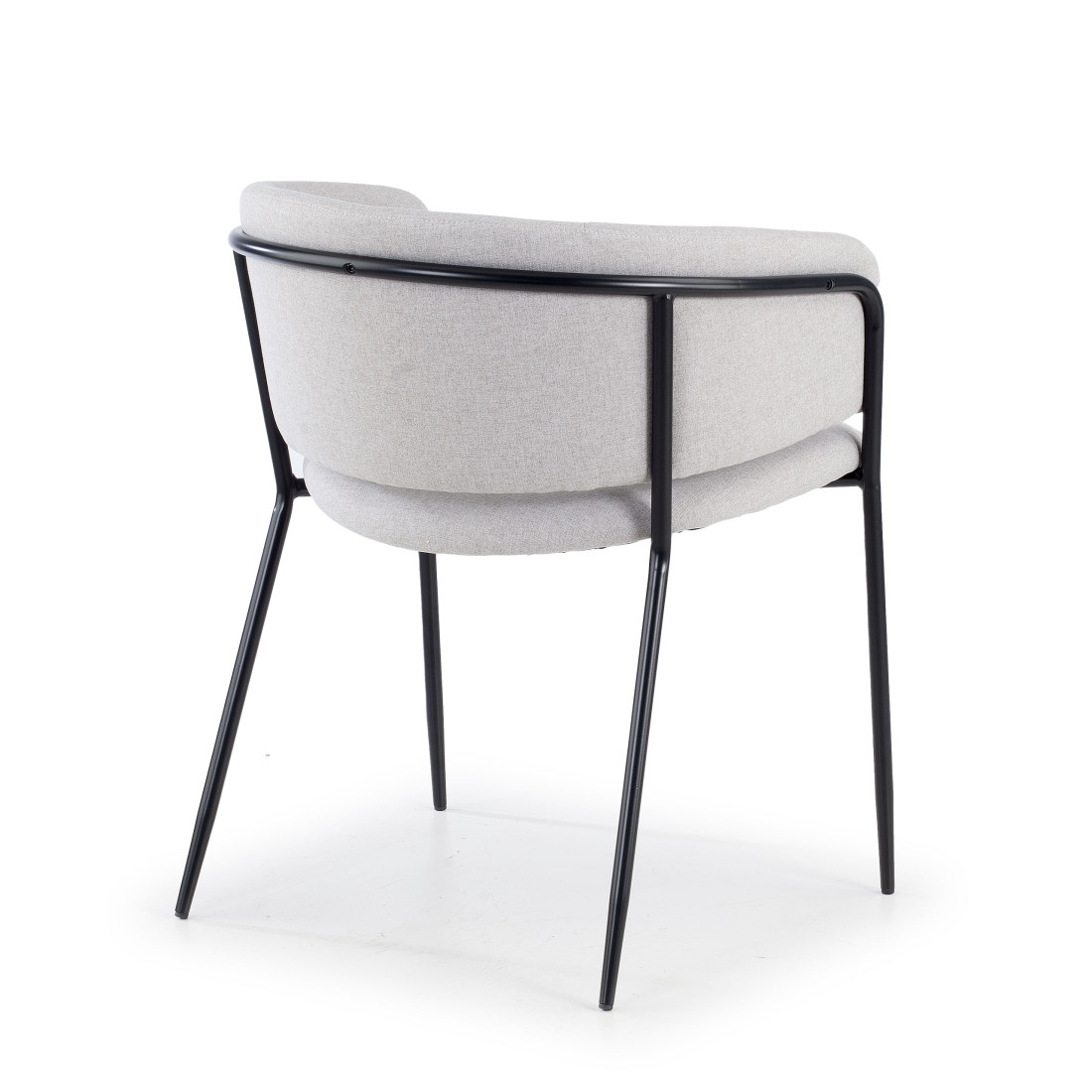 silla confidente gris sophie tela 5