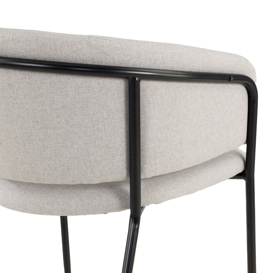 silla confidente gris sophie tela 6