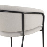 silla confidente gris sophie tela 6