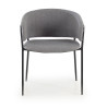 silla confidente negro sophie tela 3