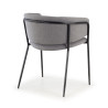 silla confidente negro sophie tela 5