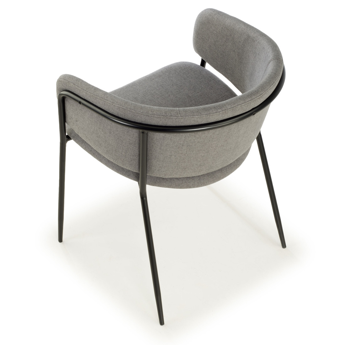 silla confidente negro sophie tela 8