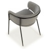 silla confidente negro sophie tela 8