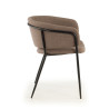 silla confidente marron sophie tela 4