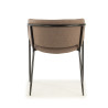 silla confidente marron sophie tela 8